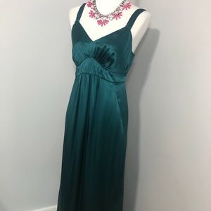 NWT. A Pea in the Pod maternity silk maxi dress